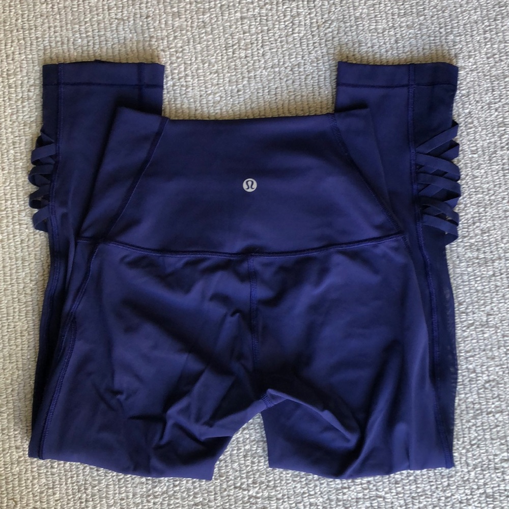 Lululemon leggings navy size 4